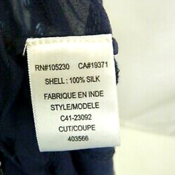 Joie NWOT SILK Sequin Tank Navy Blue XS Top Shirt Camisole Sheer Sparkly - Picture 13 of 14